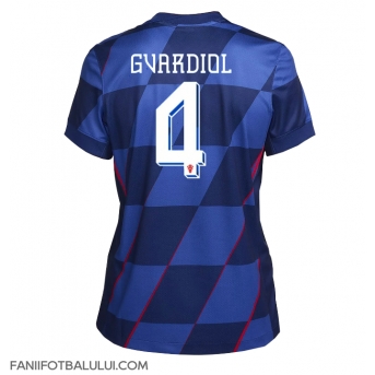 Croația Josko Gvardiol #4 Echipament de Fotbal Replică European 2024 Femei Deplasare